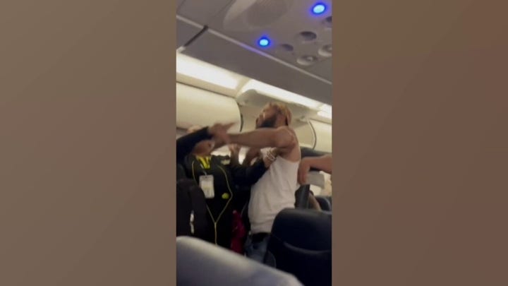 Spirit Airlines passengers brawl after flight lands in Boston