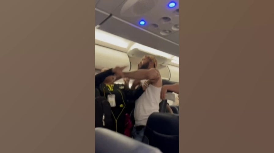 Spirit Airlines passengers brawl after flight lands in Boston