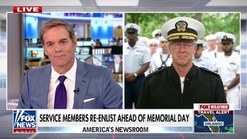 Service members reenlist at Ground Zero ahead of Memorial Day