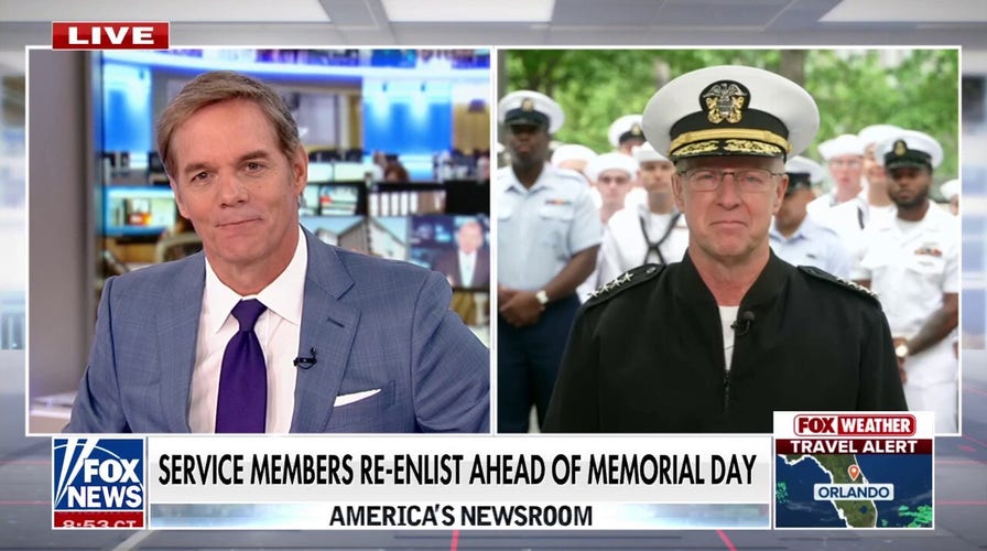 Service members reenlist at Ground Zero ahead of Memorial Day