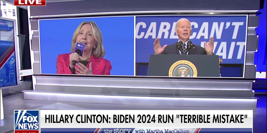 Hillary Clinton criticizes Biden's 2024 run as 'terrible mistake'