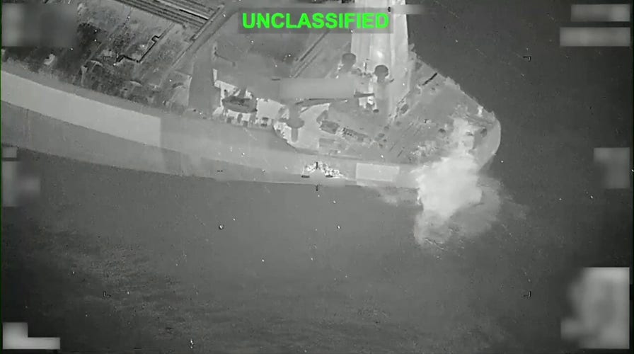 US military disables an empty oil tanker in the Gulf