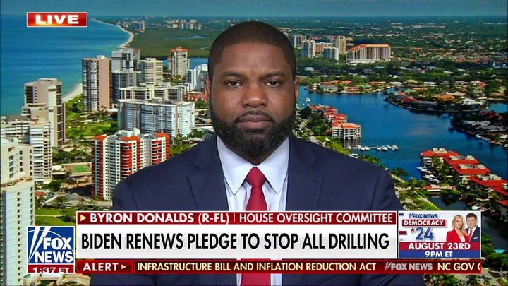 Byron Donalds on Biden's pledge to stop all drilling: 'This doesn't make any sense'