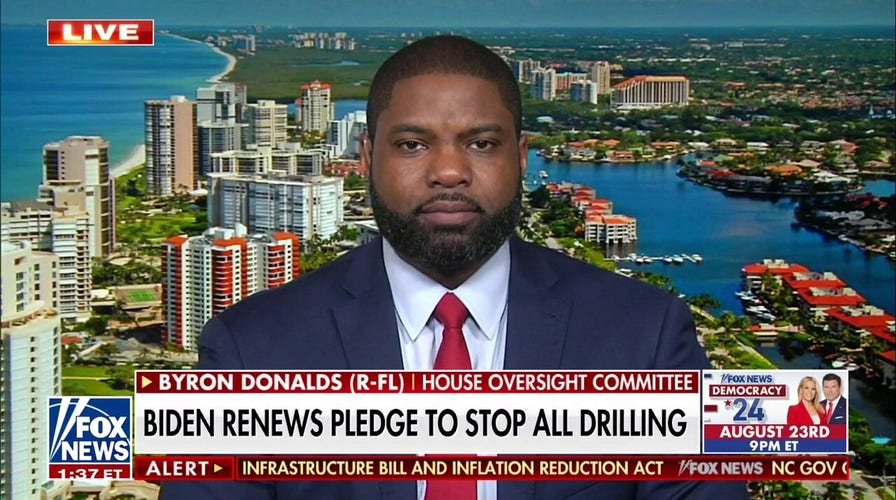 Byron Donalds on Biden's pledge to stop all drilling: 'This doesn't make any sense'