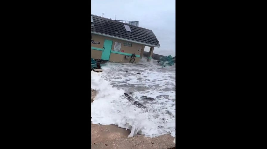 Tropical Storm Nicole: Video shows Daytona Beach building partially submerged