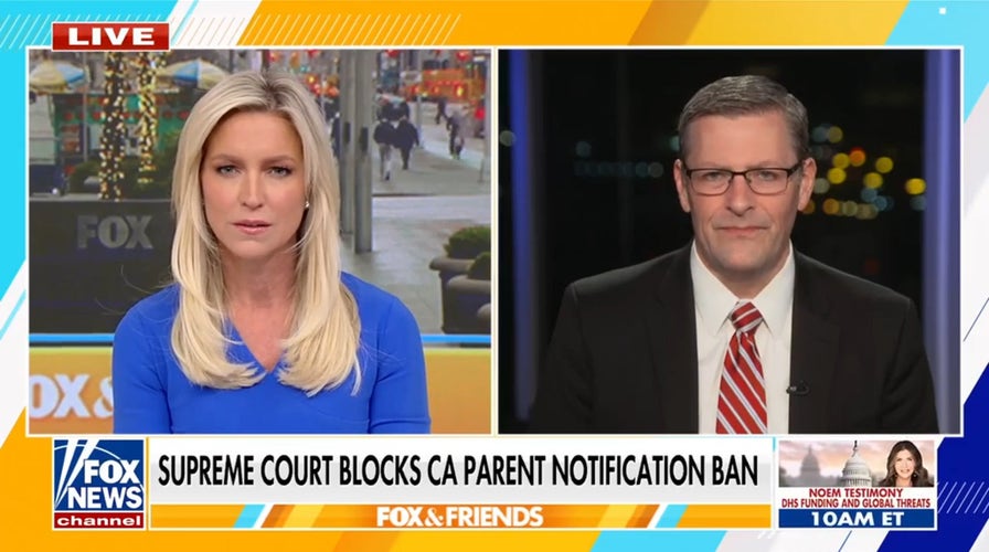 Supreme Court temporarily halts California sex argumentation arsenic parental rights reaffirmed