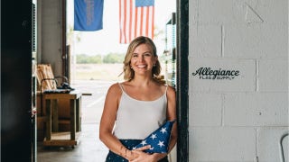 Small Business finds big success selling 100% American-made American flags - Fox Business Video