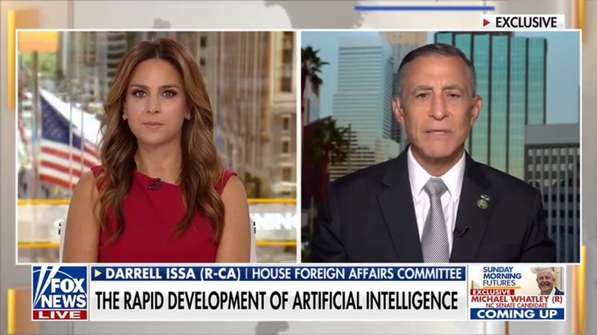 Issa compares the US-China AI race to the Cold War