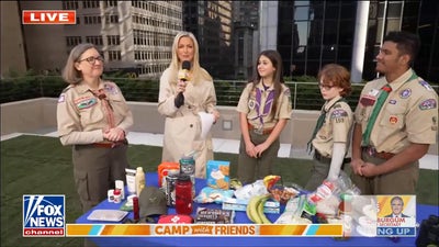 ‘Fox & Friends’ hosts learn backyard camping tips from Scouting America