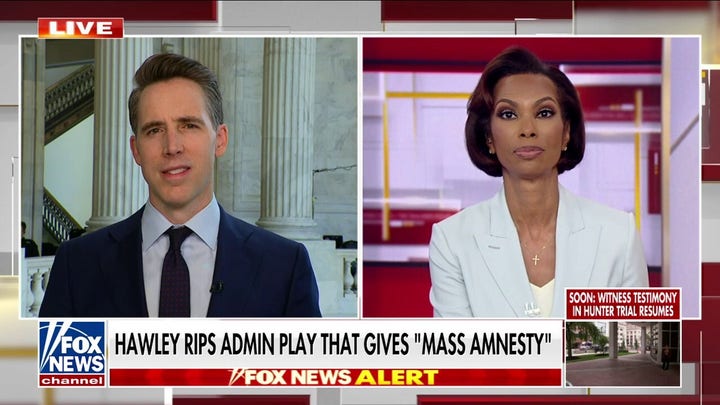Sen Josh Hawley calls on Biden admin to end 'mass amnesty' immigration policy