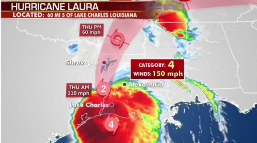 Forecasters warn Hurricane Laura's storm surge is 'unsurvivable'	