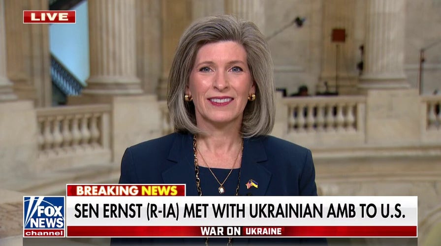 Sen. Joni Ernst and bipartisan group of senators meet Ukrainian refugees in Poland