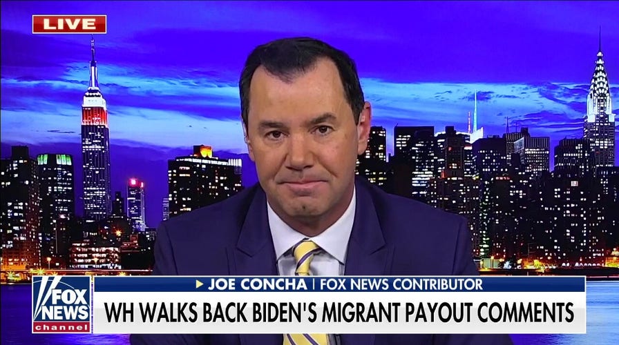Joe Concha: Migrant families will be paid more than Gold Star families under the Biden administration
