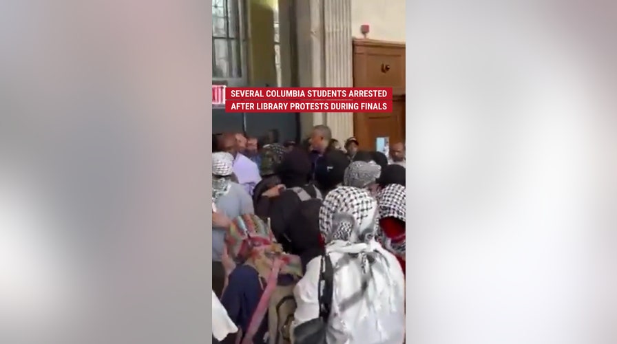Columbia University student protests continue to erupt during finals week