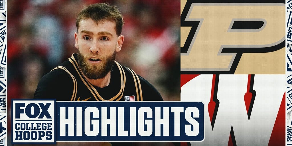 No. 5 Purdue Boilermakers vs. Wisconsin Badgers Highlights đ FOX College Hoops