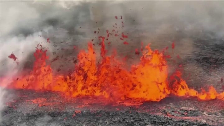 Iceland volcano erupts within miles of country's capital