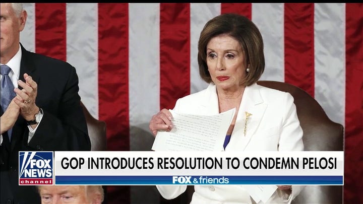 'Fox &amp; Friends' on Nancy Pelosi's attempt to 'mind meld with AOC' at SOTU