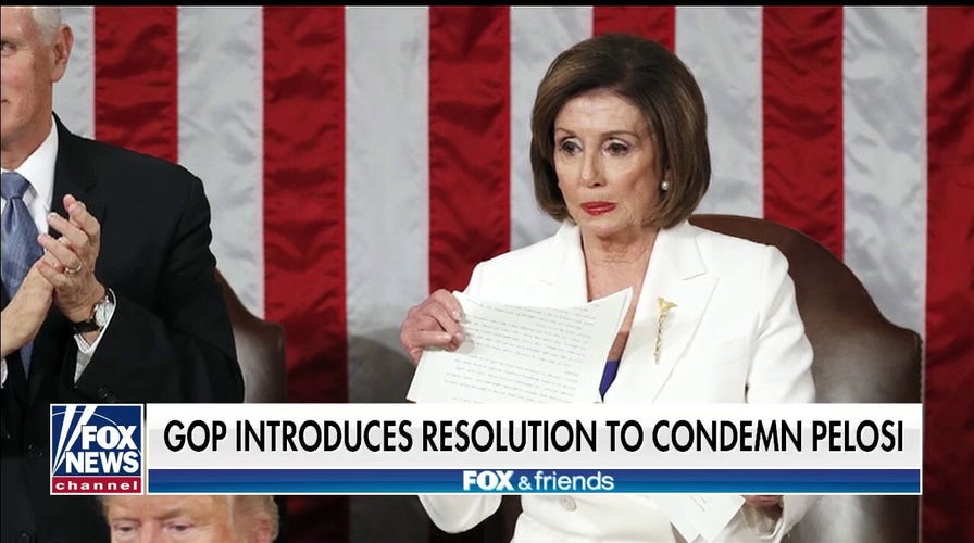 'Fox & Friends' on Nancy Pelosi's attempt to 'mind meld with AOC' at SOTU