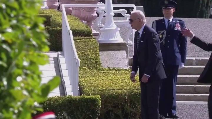Biden gets not-so-warm welcome from Irish president's dog