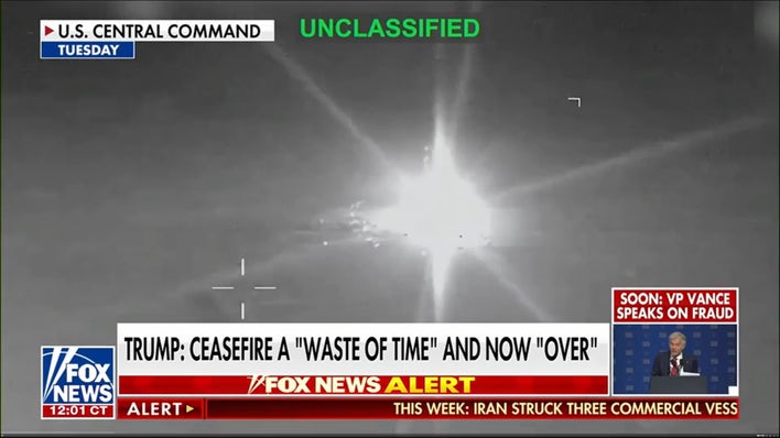 Hegseth details Iranian targets hit as ceasefire ends