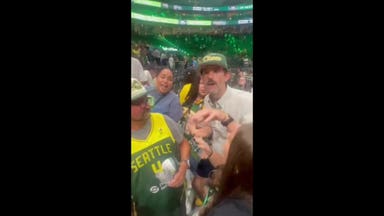 Confrontation over women's sports erupts at WNBA game