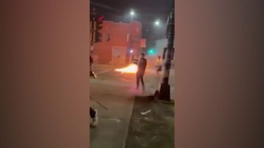 Protests over police shooting lead to fiery night after Madison encampment cleared