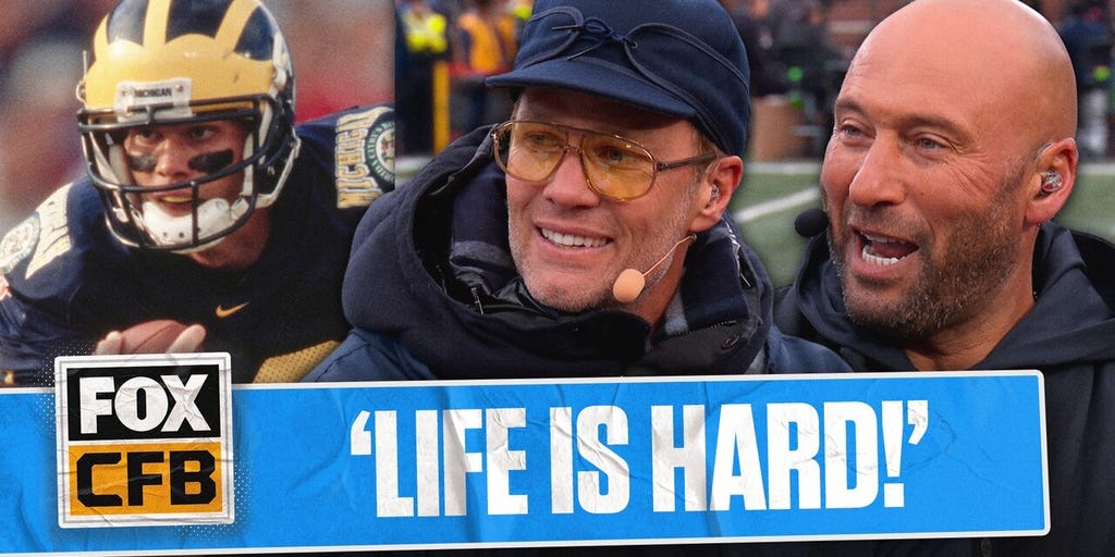 Tom Brady's ELECTRIC Pregame Speech to Michigan 😤 Brady & Derek Jeter Talk BEST Rivalries & More