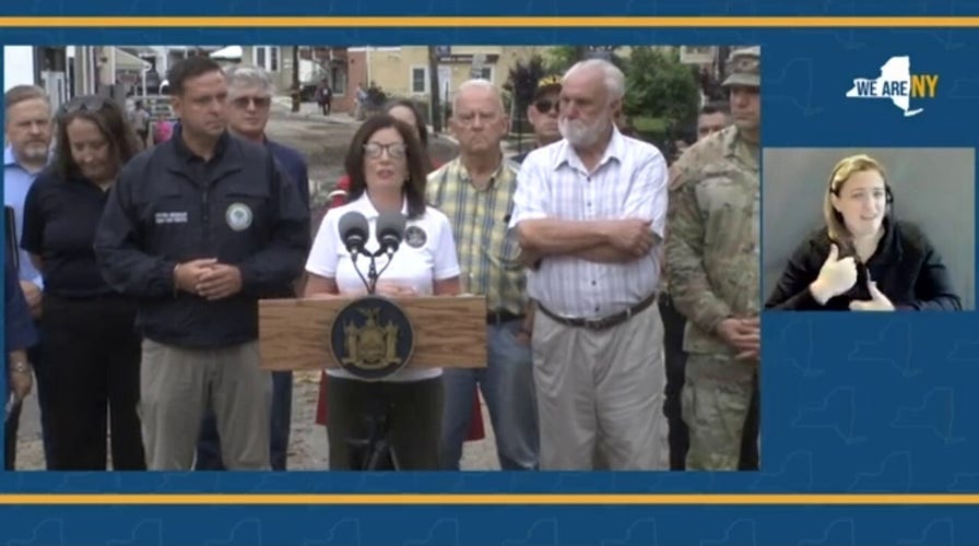 New York Gov. Kathy Hochul claims Hudson Valley flooding is the 'new normal' due to climate change