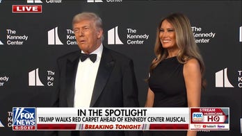 Donald Trump, Melania Trump walk the red carpet ahead of Kennedy Center musical