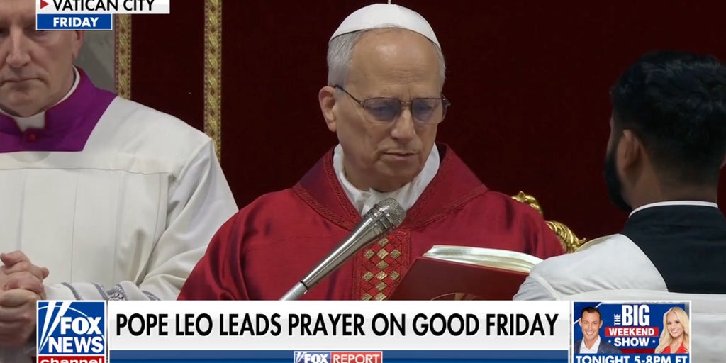 Pope Leo leads historic Good Friday procession in Rome, marking first Easter as pontiff