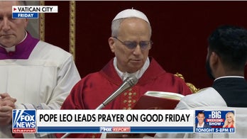 Pope Leo leads historic Good Friday procession in Rome, marking first Easter as pontiff