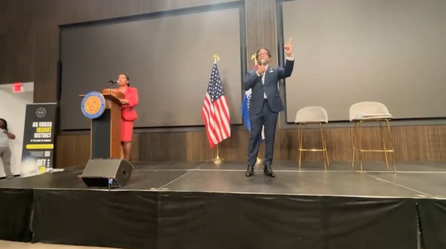 House Democrat's town hall plunged into chaos by pro-Palestinian protest