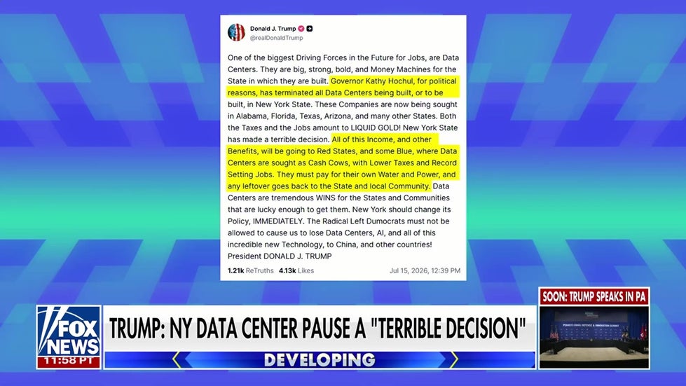 This puts New York at the forefront of the data center debate