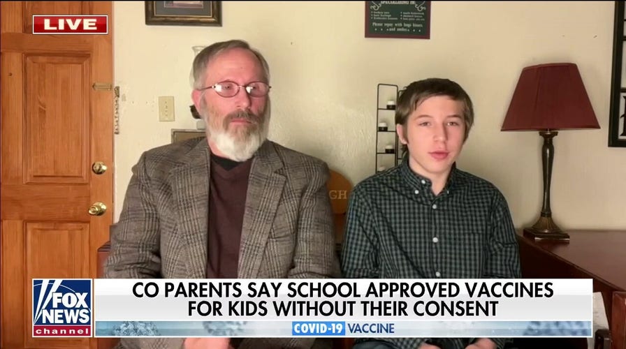 Colorado father and son speak out after school approved vaccine without parental consent