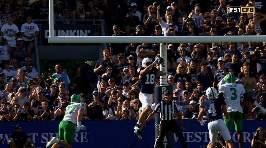 Rocco Becht connects with Benjamin Brahmer for eight-yard TD, extending Penn State's lead over Marshall