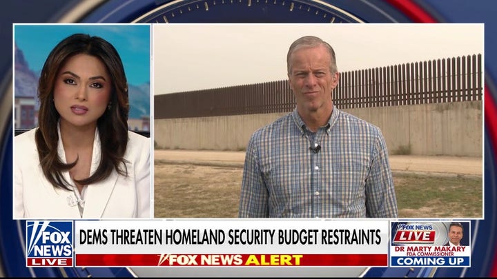 Thune pushes back as Democrats threaten DHS funding over ICE shooting