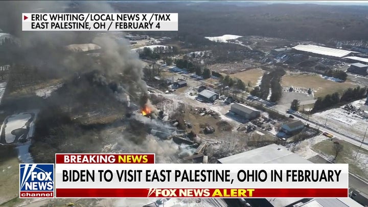 Biden to visit East Palestine, Ohio, 1 year after train derailment