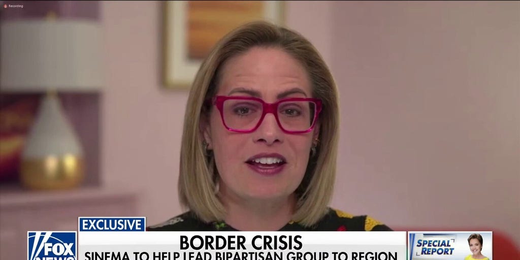 Sen Kyrsten Sinema Urges President Biden To Visit The Border Fox News Video