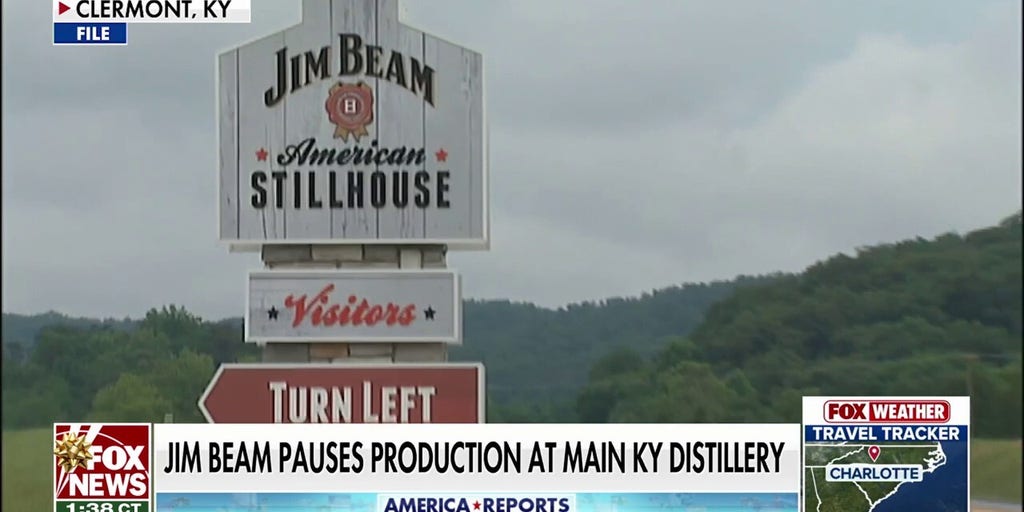 Jim Beam to pause production at main Kentucky distillery due to industry downturn