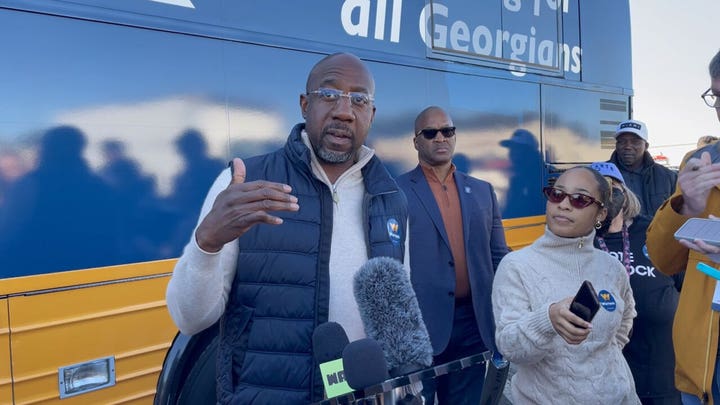 WATCH: Warnock on whether he wants Biden to join him on campaign trail