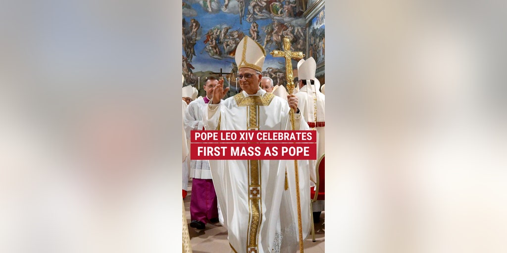 Pope Leo XIV celebrates first Mass as pope
