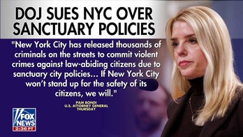 Justice Department sues NYC over sanctuary policies