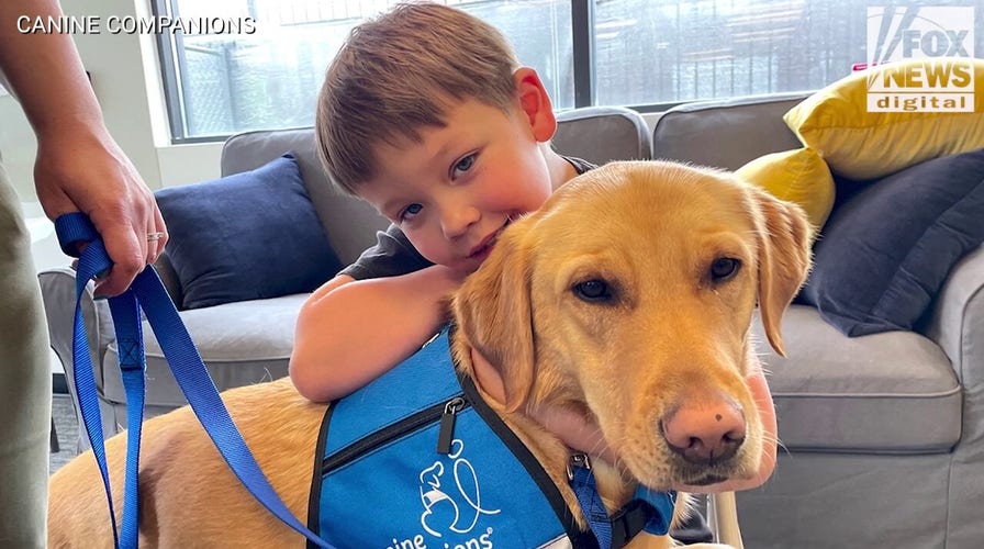 Mom says service dog has made 'huge difference' for son with autism