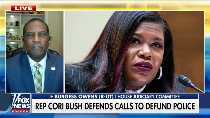 Burgess Owens blasts Cori Bush's 'defund police' rhetoric: Liberal crime policies bringing 'misery'