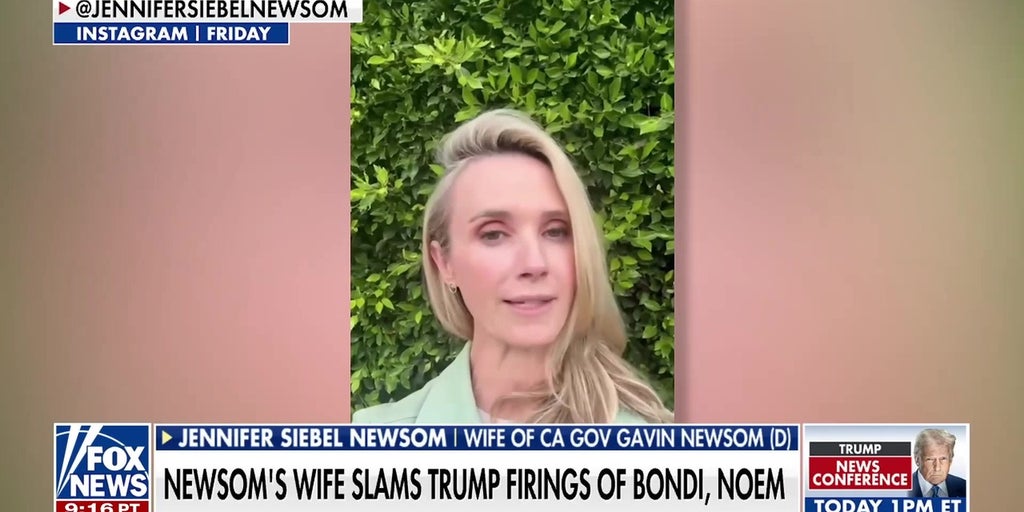 Newsom's wife slams Trump firings of Bondi, Noem, sparking panel debate