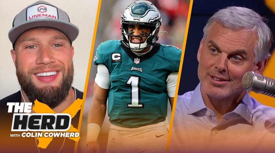 Lane Johnson dishes on Eagles addition of Saquon Barkley | The Herd