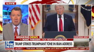 Trump touts military might against Iran as allies push for diplomacy