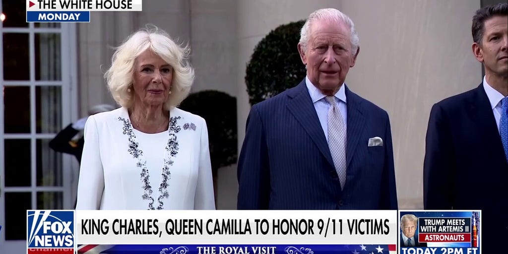 King Charles, Queen Camilla arrive at 9/11 Memorial after historic speech before Congress