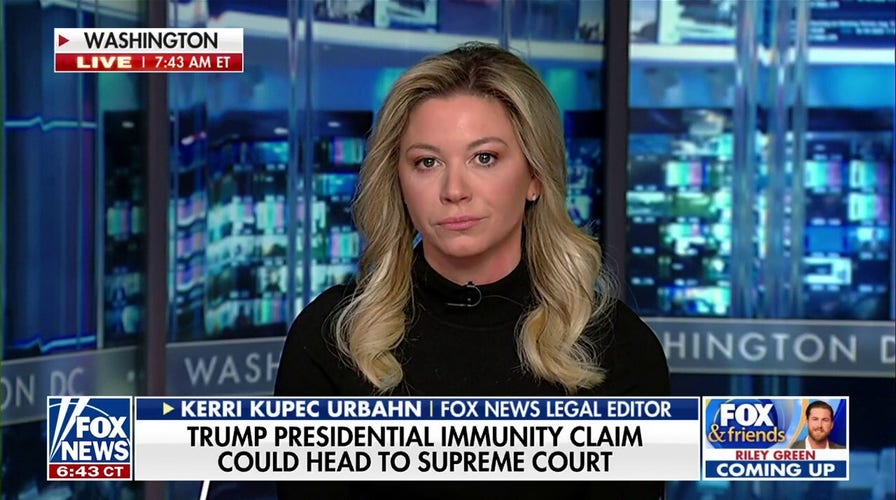Trump immunity claim ruling was ‘a case of first impression’: Kerri Kupec Urbahn
