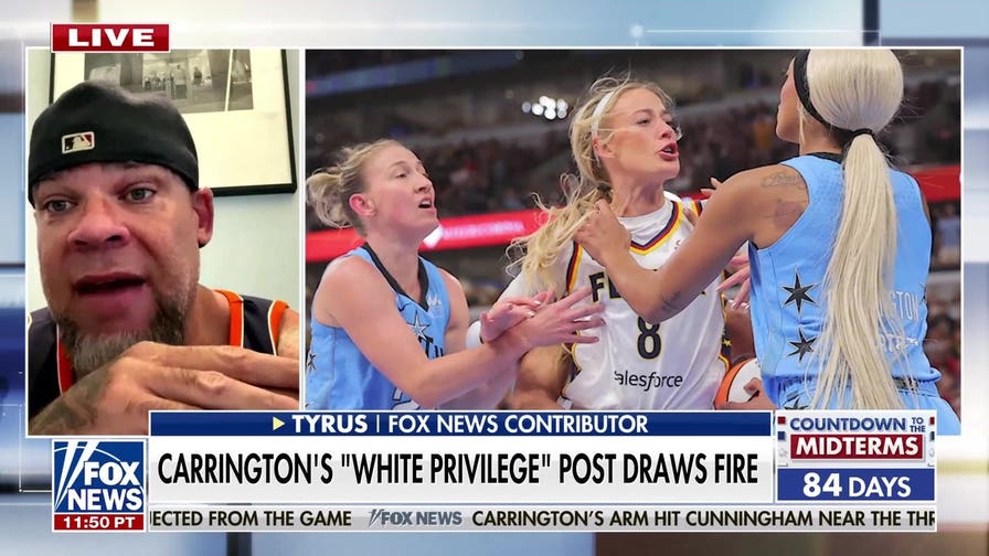 Tyrus calls WNBA player Carrington a ‘hateful person’ after foul on Cunningham